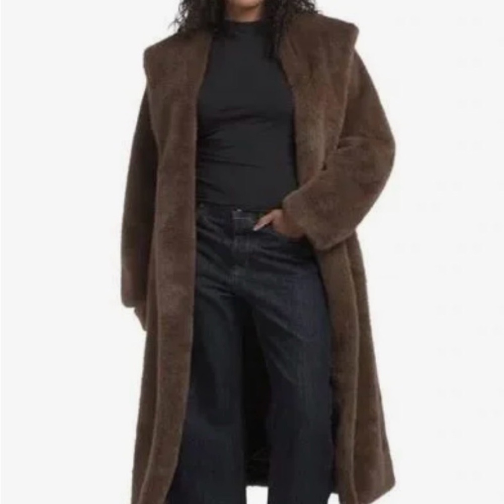 ISO Rebecca Minkoff Deep Brown Teddy Coat LONG version, style 601-L.